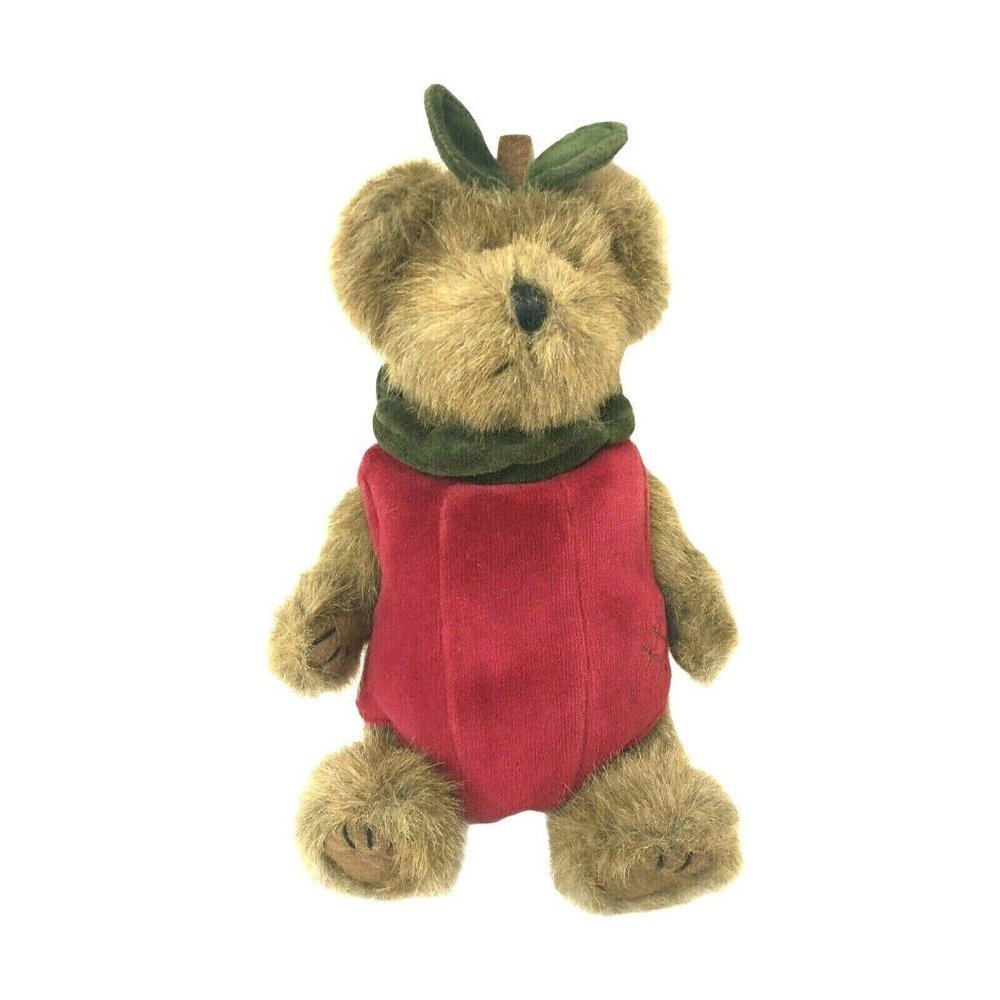 Boyds Brown Bears Jointed Plush Be Cautious‎ Says The Head Bear 7"  #918350